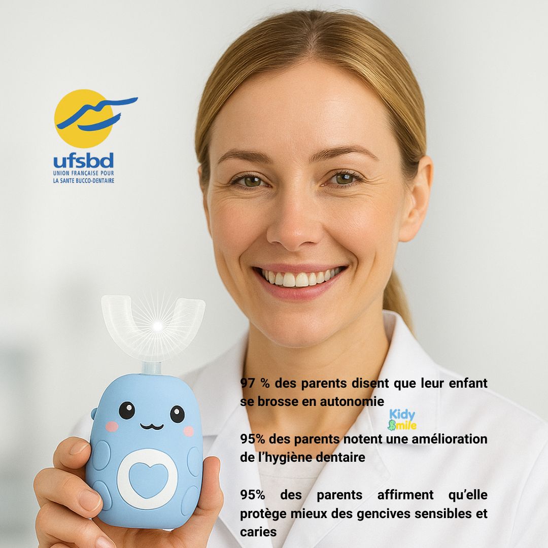 Kidysmile Brosse à dents électrique